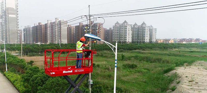Обслуживание уличных фонарей 